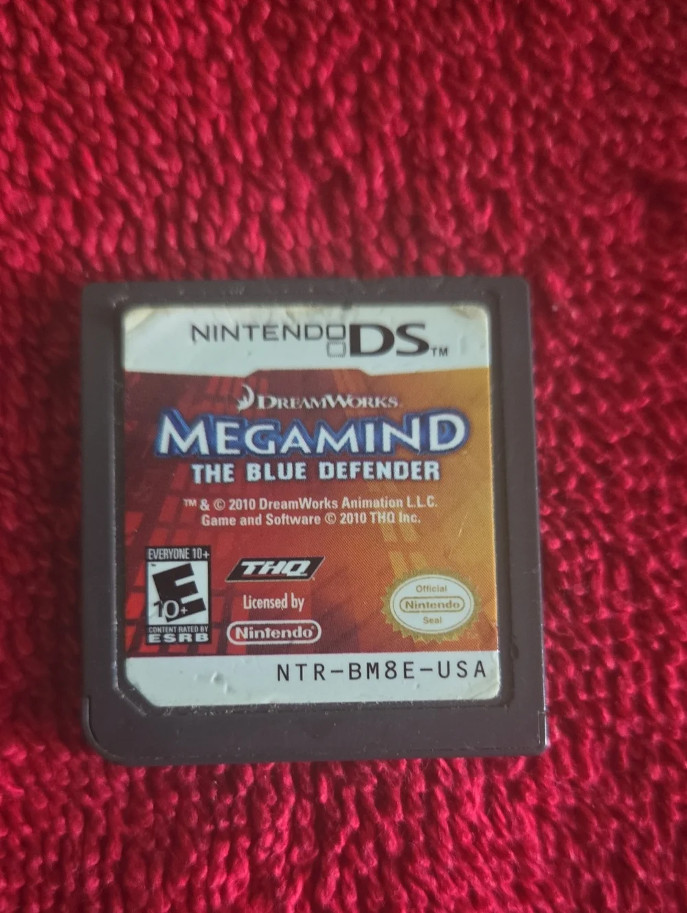 Nintendo DS Megamind The Blue Defender - No Case